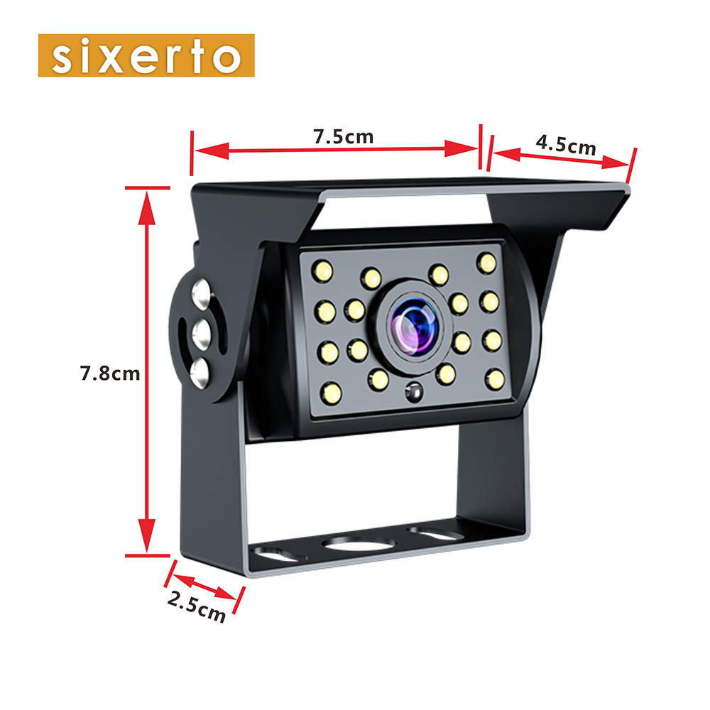 IP 67 Night Vision Rear View Backup Reverse Camera for All Cars Factory Direct Sale Waterproof Copper Universal Power 16 LED