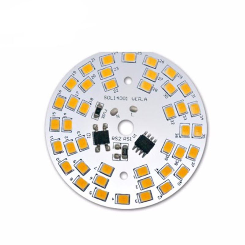 4000K 6000K алюминиевая печатная плата 2835 SMD Светодиодная печатная плата 230 В Светодиодная лампа цепь потолочная сборная светодиодная плата