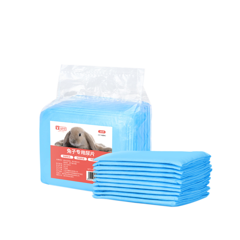 Yee Cheap Pet Rabbit Hamster Pad Biodegradable Disposable Waterproof Pet Rabbit Hamster Pee Pad