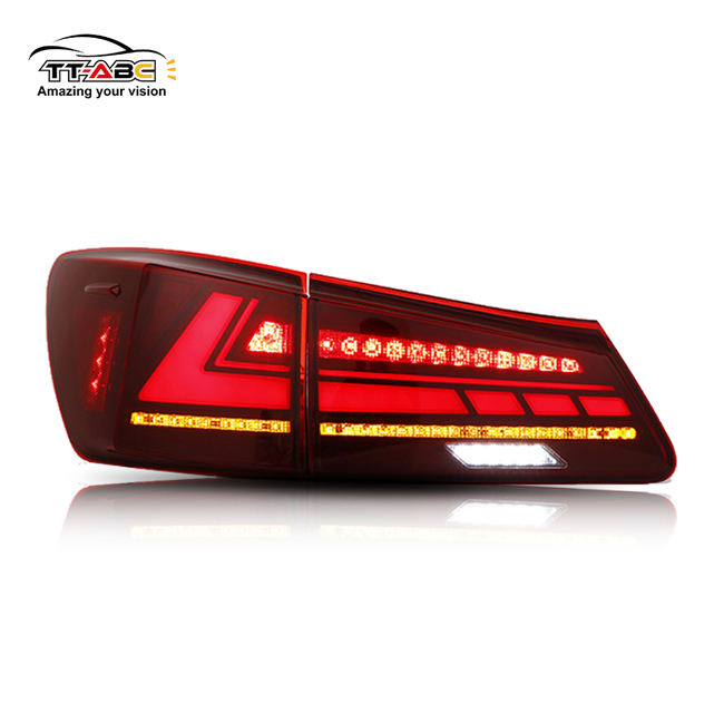 TT-ABC Full LED Wholesales Tail Lights Bumper Rear Lights 2006-2012 IS350 ISF Tail Lamp For Lexus IS250