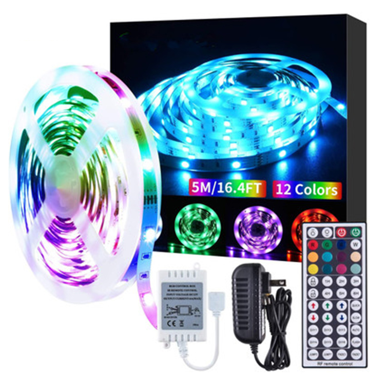 водонепроницаемая подсветка 5 м, гибкая лента с Wi-Fi 12 В 2835 5050 Smd Rgb