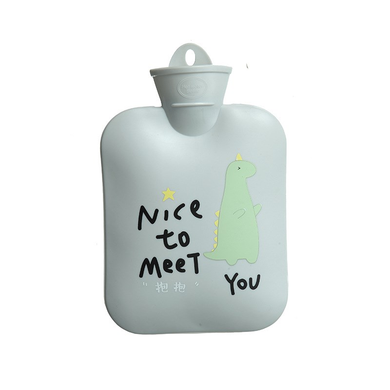 PVC cartoon convenient water-filled explosion-proof mini hot water bottle