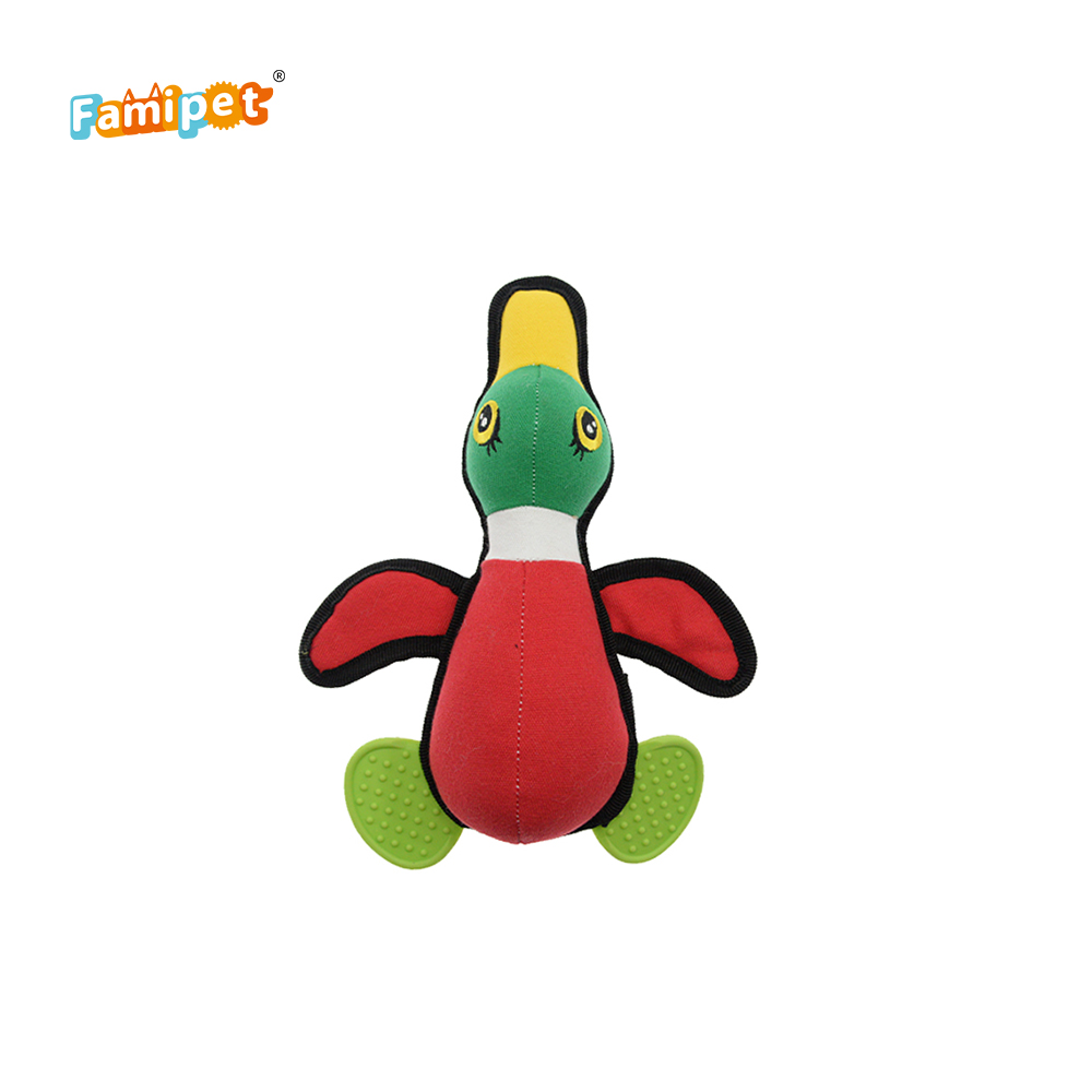 Bind Seam Poultry Rooster Goose Duck Plush Dog Chew Pet Toy