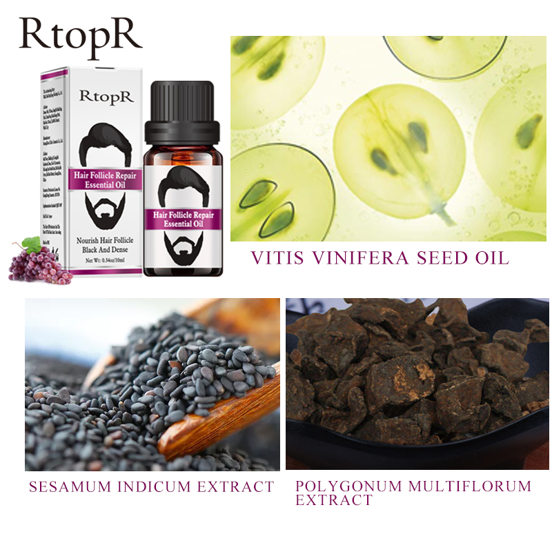 RtopR Best Beard Oil Natural And Organic Fragrance Promotes Beard Growth For Men