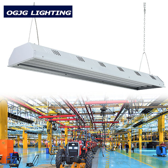 OGJG 100-277 В 347 в 480 В с регулируемой яркостью 2 фута 4 фута 5 футов Светодиодный линейный светильник для высоких пролетов