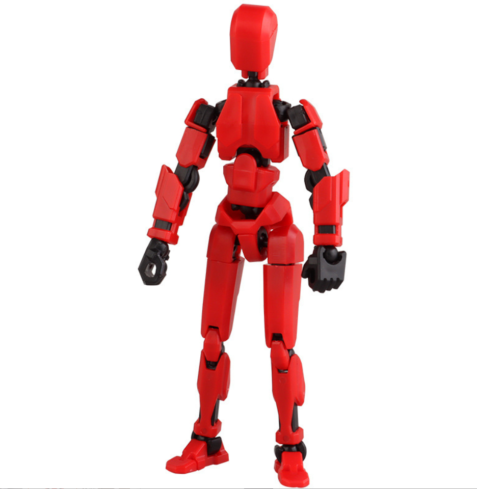 T13 Action Figure Set 3D Printed Multi-Jointed Movable Robot Toy Full Body Mechanical Doll for Game Lovers Kids Adult Gifts