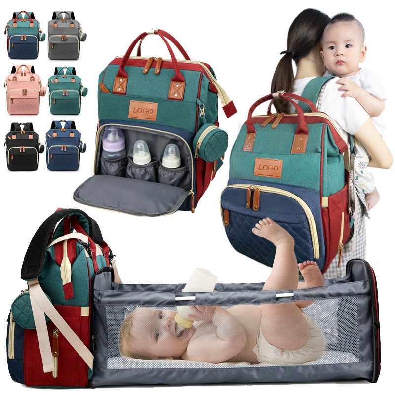 3 in 1 sublimation new custom multifunction quilted women maternity changing pad mat mommy nappy baby bags backpack diaper bag