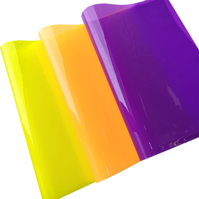 2021 Factory Wholesale Eco Friendly PVC Normal Clear Film Shrink Film Fabric Colored Translucent Rigid PVC Films