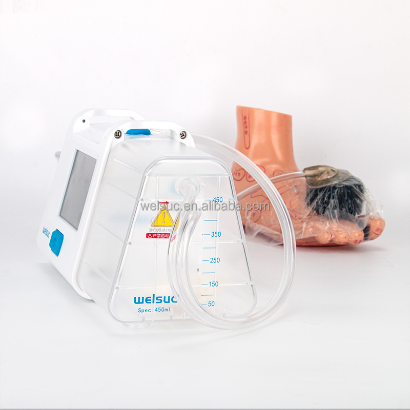 Reusable NPWT Medical Machine Equipment Negative Pressure Wound Therapy System VAC Pump T Canister Gf,1 140ml