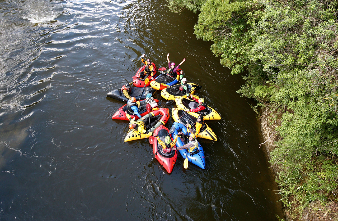 Whitewater packraft tpu герметичная молния для продажи.