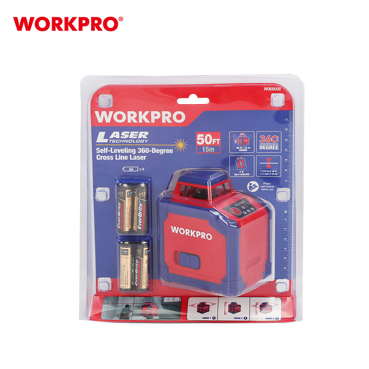 WORKPRO самовыравнивающийся 360 градусов лазерный нивелир