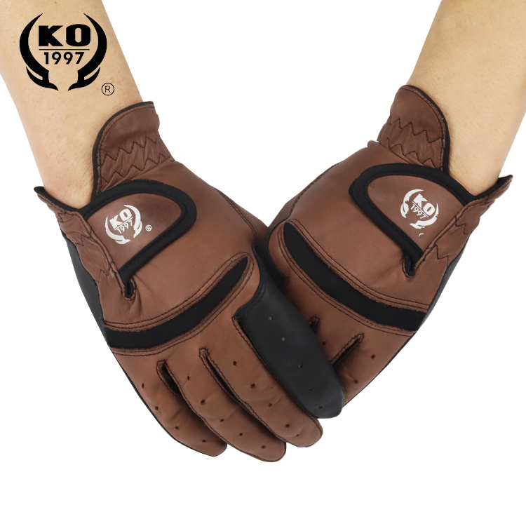 KKOYING women exercise gloves waterproof baby cow leather washablewarm fashion leather gloves men