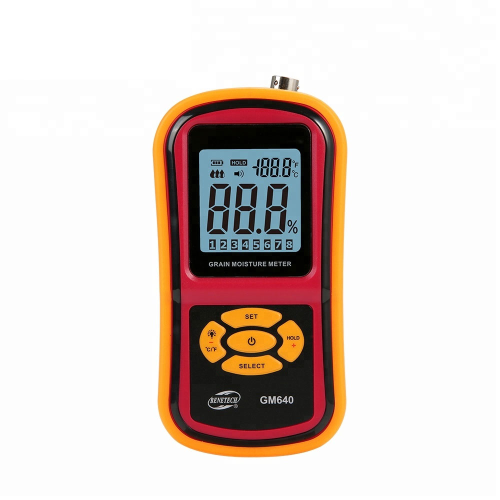 BENETECH GM640 цифровой измеритель влажности зерна ручной китайский производитель измеритель влажности для Зерна Тестер