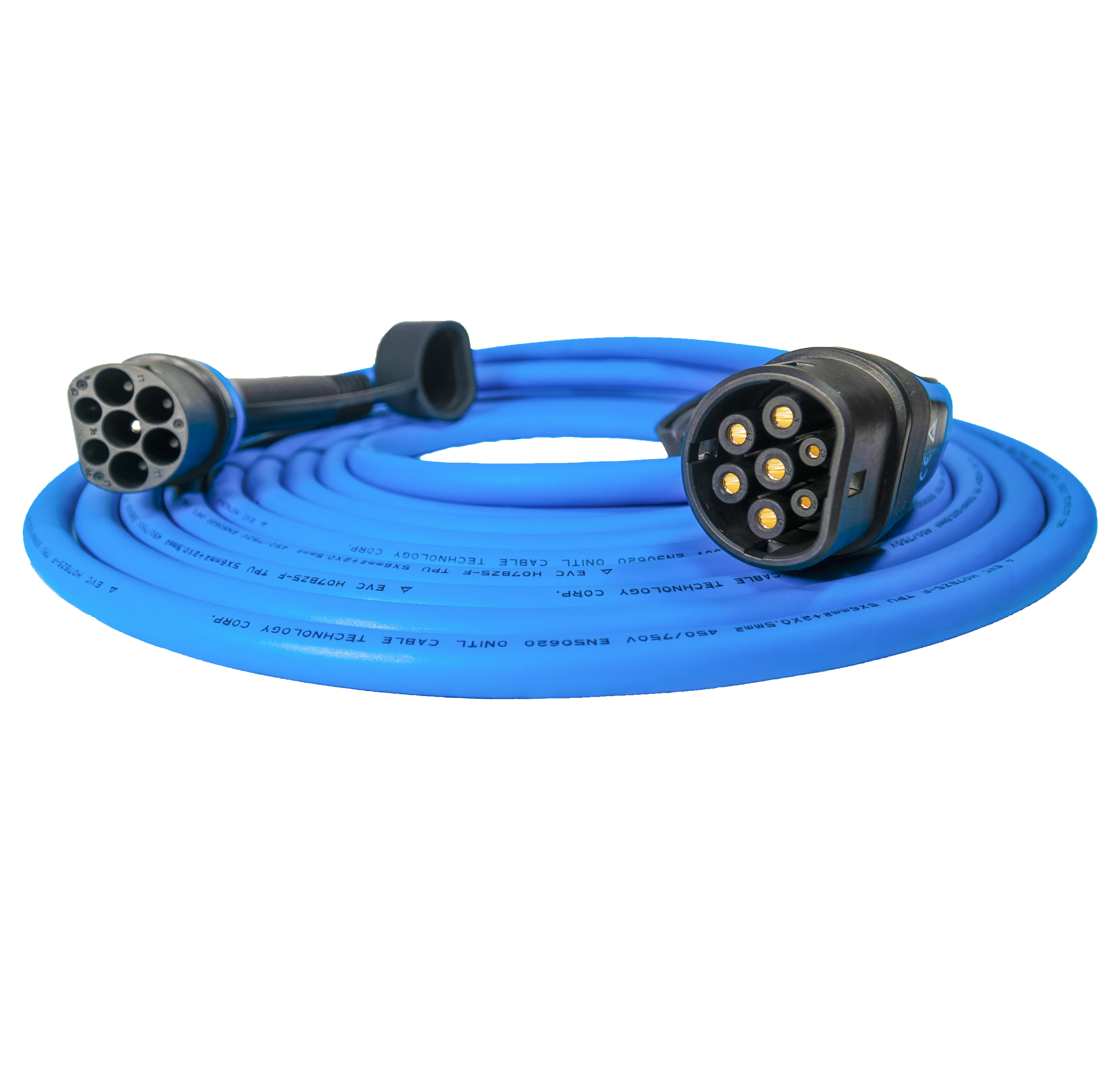 3Phase Type 2 to Type 2 62196 EV Charging Cable
