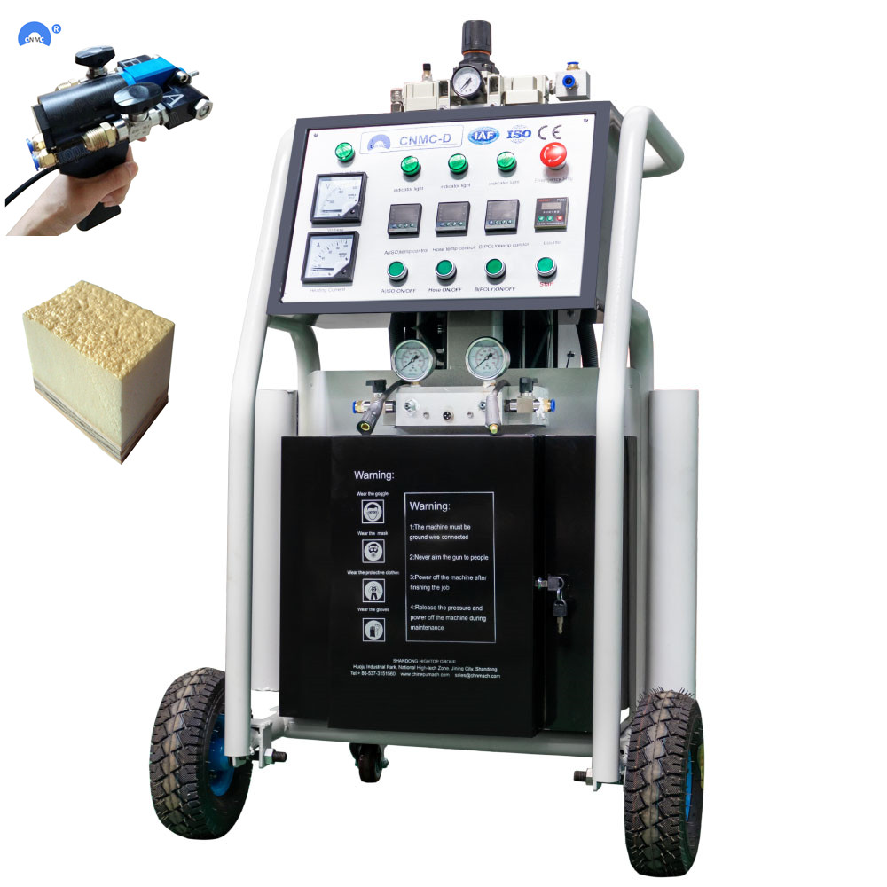 CNMC-D portable pu foam injection machine for solar water heaters/tank insulation/cabin