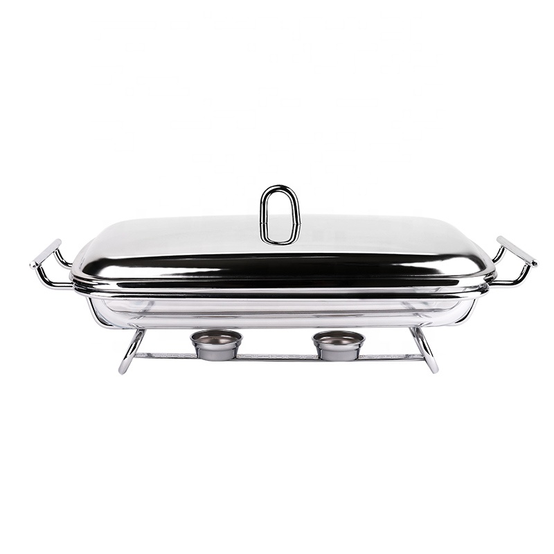 Прямоугольная 3L термостойкая крышка из стекла pyrex