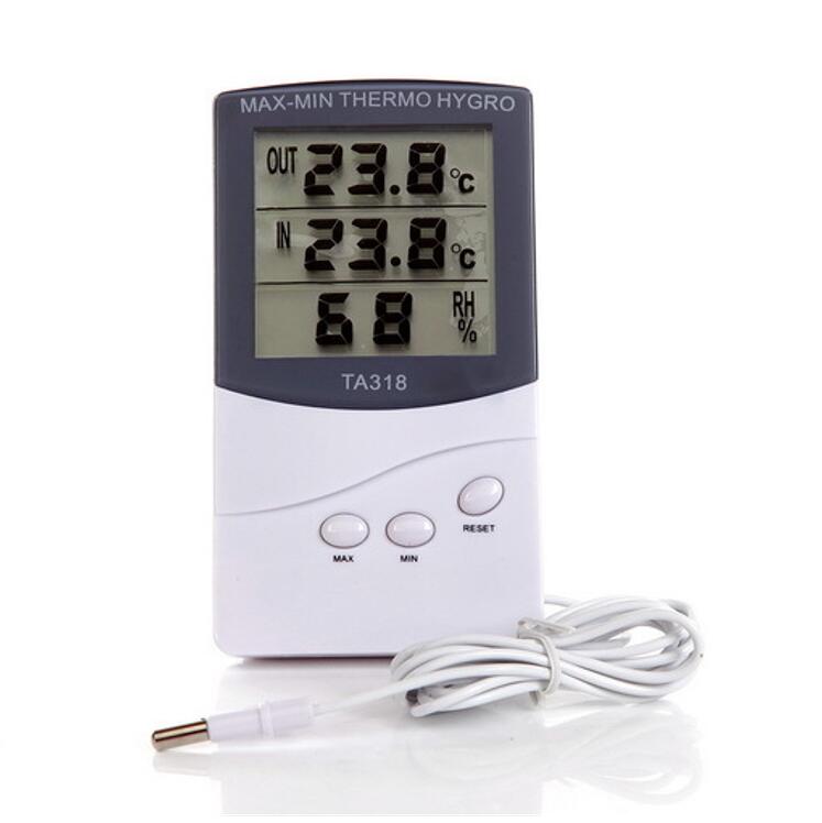thermo-hygro meter smart thermohygrometer with probe sensor indoor and outdoor digital thermo hygrometer thermohygrometers