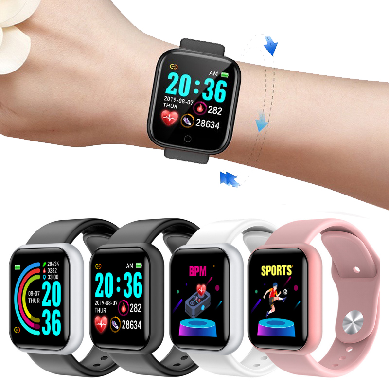 2021 Full Touch Smart Watch Men Sports Clock IP68 Waterproof Heart Rate Monitor Smartwatch for IOS Android phone MD15