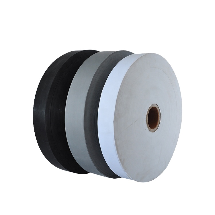 Manufacturers direct black white gray PVC film tape for flexible duct