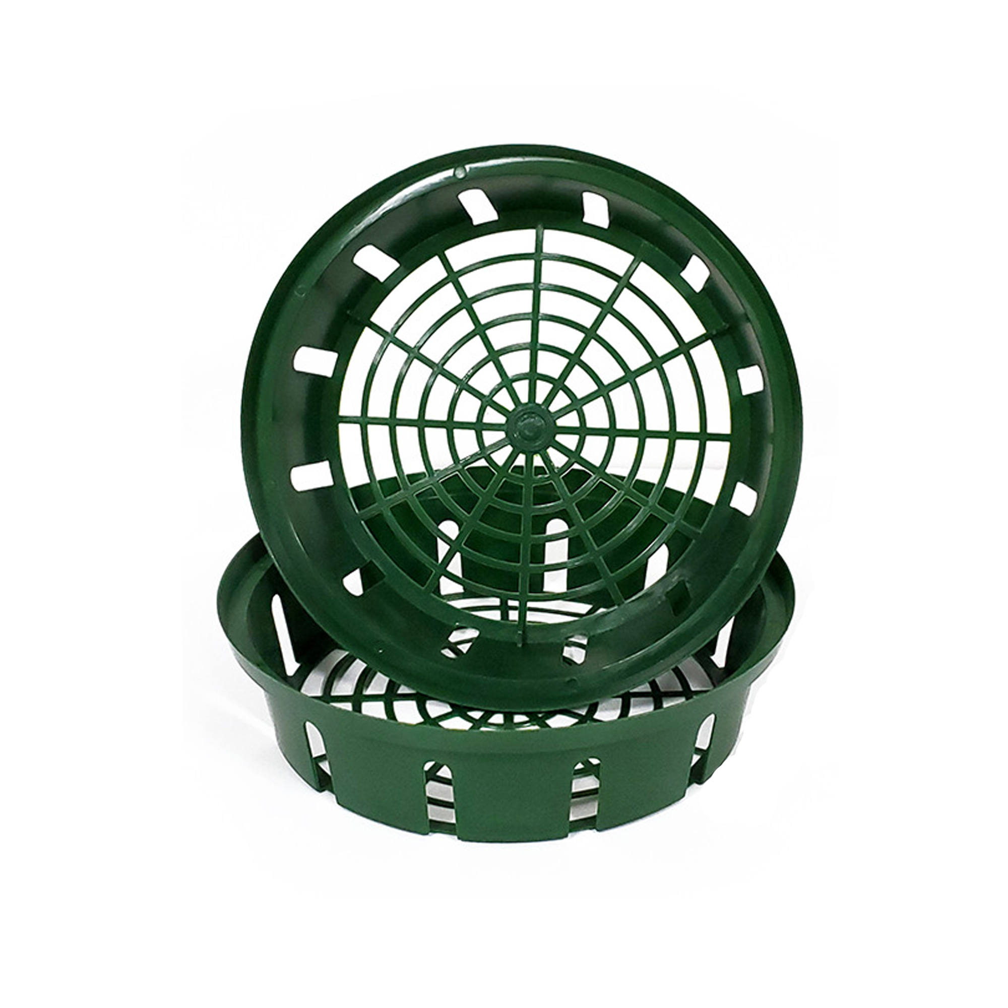 Gardening Supplies Round Square Plastic Seeding Sieve Basket Bulb Plastic Plant Basket Hydroponic Planting Basket for Root