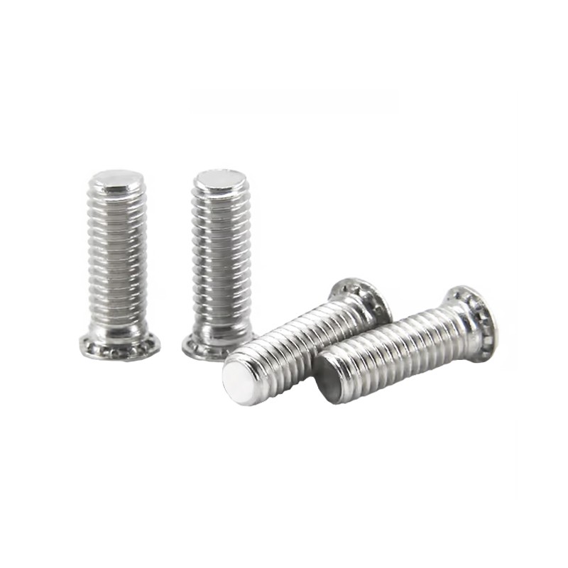 Factory supply M2 M4 M6 M8 Round Head Pressure riveting bolts Stainless Steel Fastener Clinching Stud Compression Rivet Screw