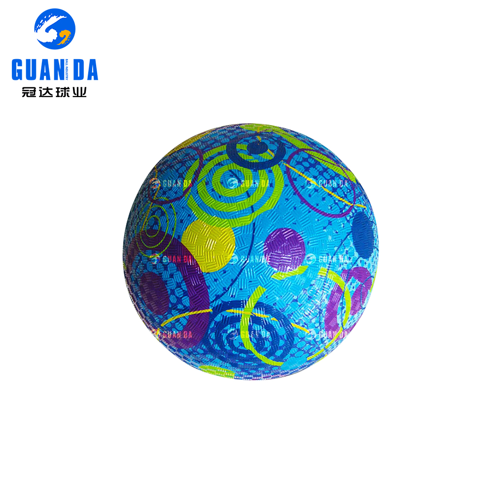 Colorful Rubber playground ball  custom rubber playground ball outdoor sport