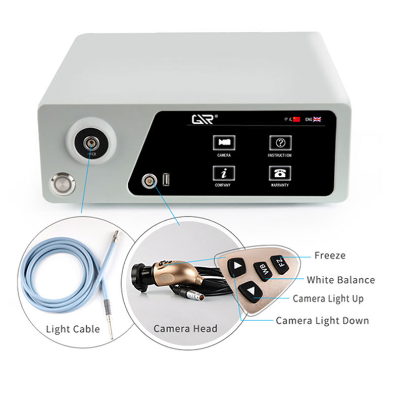 Geiwre UHD Medical Endoscope Camera Set Metal Arthroscopy E.N.T. Hysteroscopy Power Source Ultrasonic Electronic Equipment