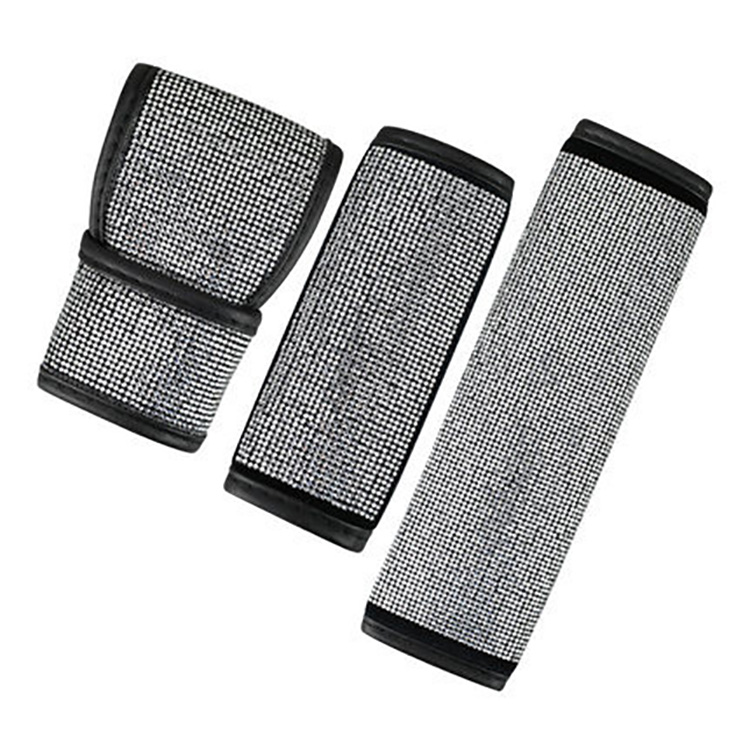 Car gear cover with diamond hand brake cover