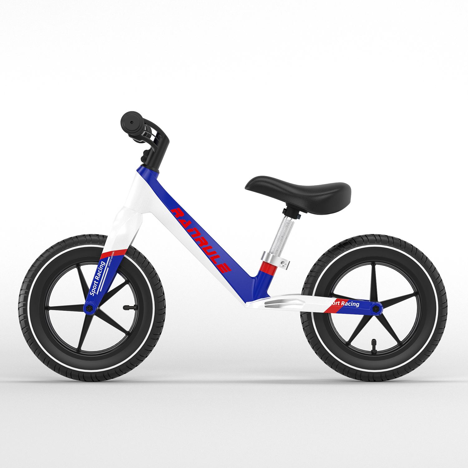 2021 new design 12"magnesium alloy inflatable tire water label sticker balance bike