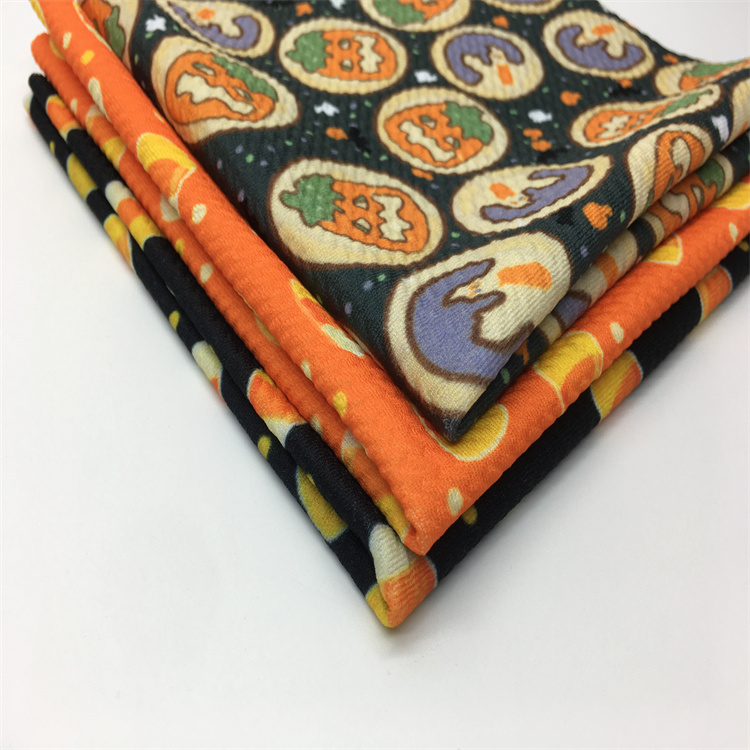 Wholesale Four Way Stretch Beautiful Dis ney Liverpool Fabric Bullet No MOQ Halloween Fabric Bullet 230gsm Free Ship