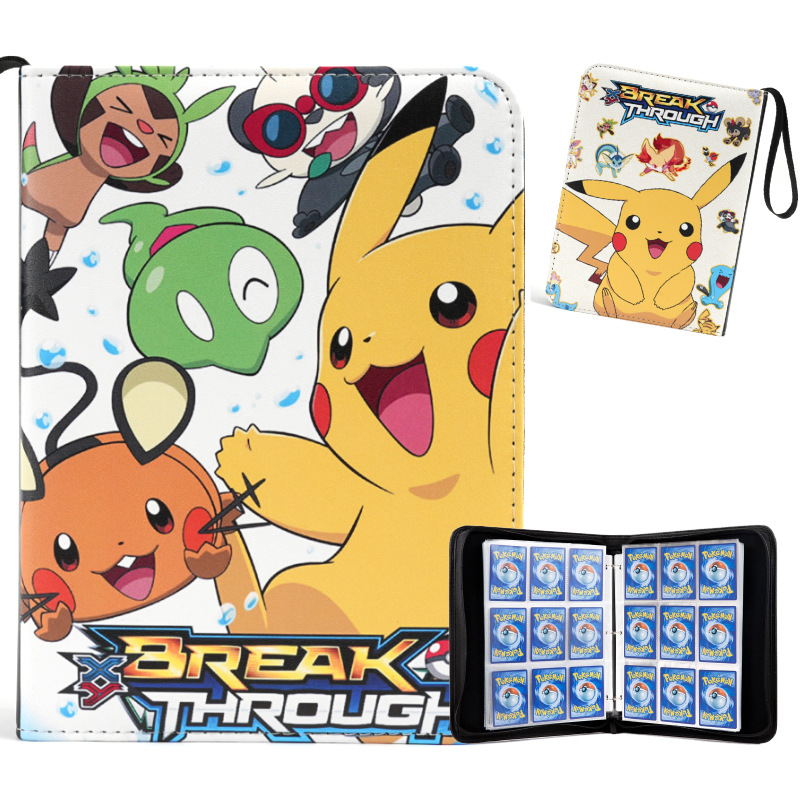 Large-Capacity Premium Pokémon Card Holders Organize Your Favorite Collection with These PU Booklet