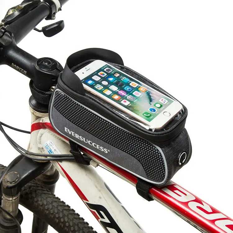 Waterproof Bike Phone Mount Bike Frame Bag Handlebar Bag Phone Holder Bicycle Accessories
