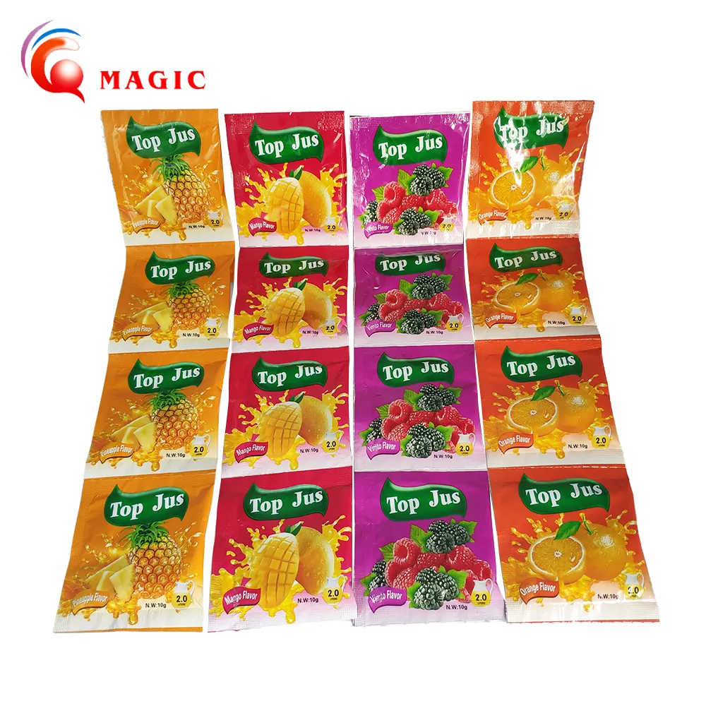 10g for 2liters water  Instant Fruit Drink Strawberry Fresh Concentrate Fruit  instant juice powder flavored drink powder