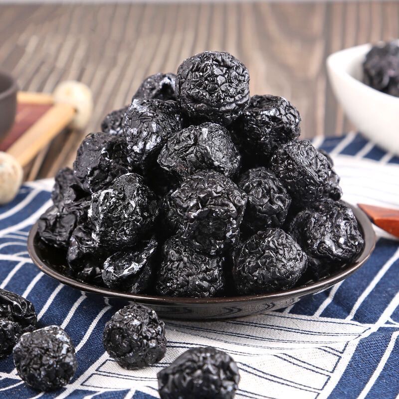 Оптовая продажа, вкусная маринованная закуска в форме зерна, копченая сушеная черная Сладкая кислая слива