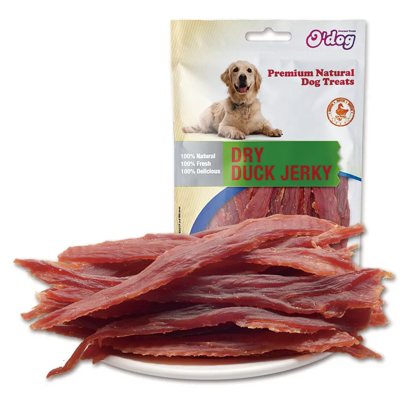 dogfood oem factory in china Wholesale Dog Training Treats Snack for dog Duck fillet