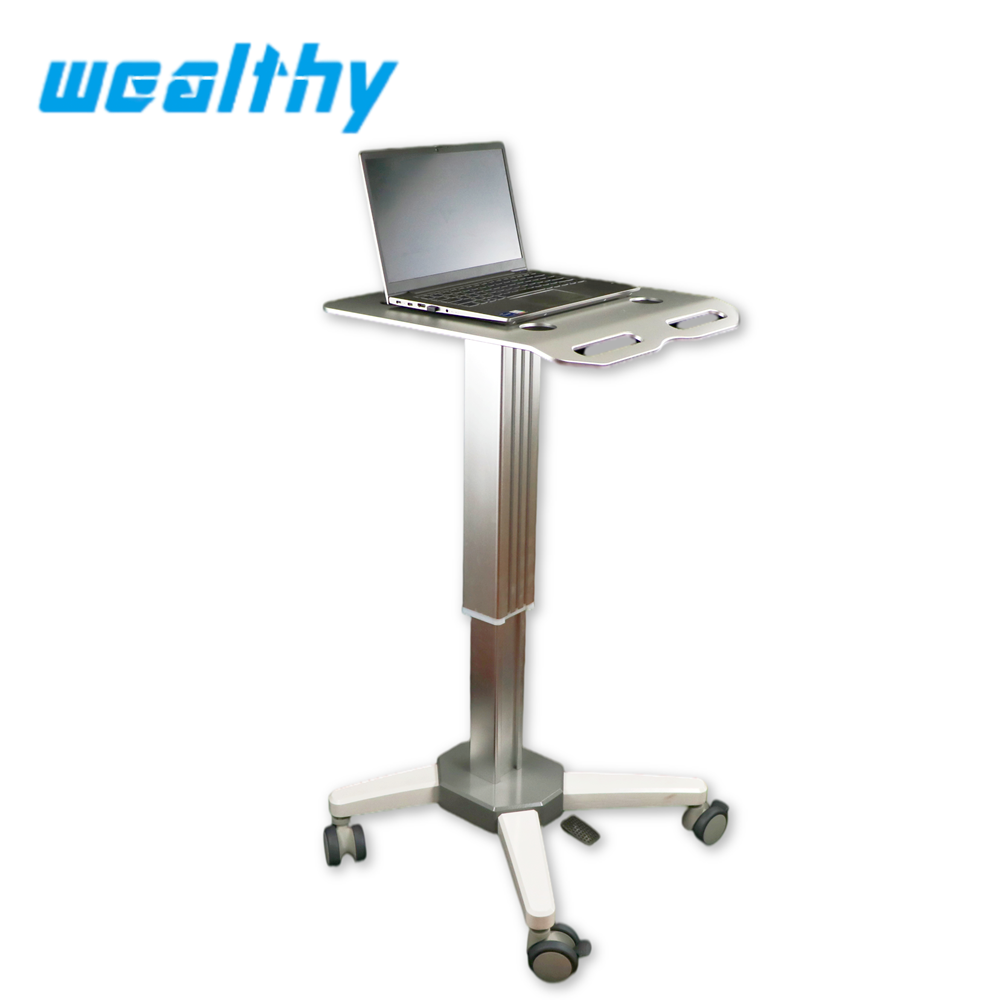 Mobile laptop notebook portable ultrasound scanner and color doppler use trolley ultrasound machine medical cart with wheels