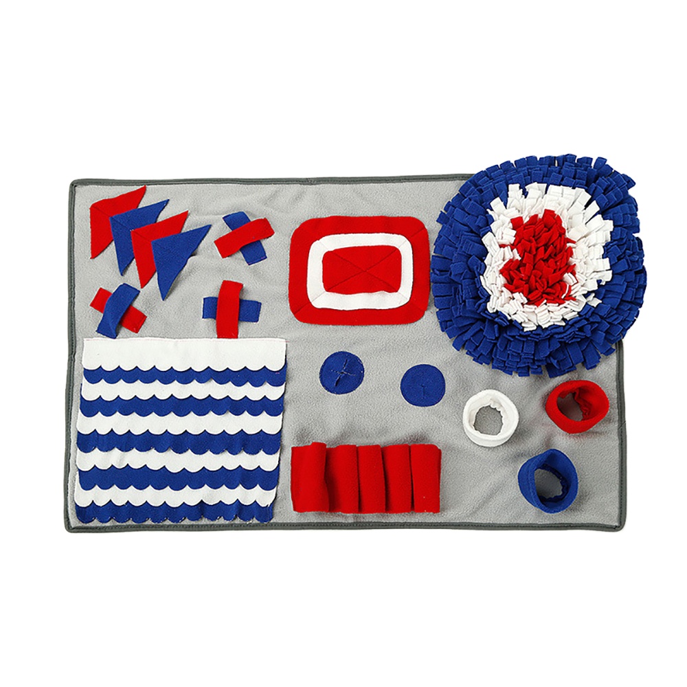HMS 2021 New Style Wholesale Custom High Quality Washable Rainbow Dog Training Mat Snuffle Mat