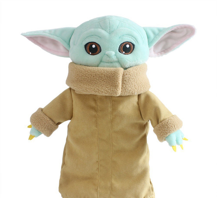 Оптовая продажа, Высококачественная плюшевая кукла Yoda, игрушка-животное, рождественские подарки, украшения, мягкая кукла Yoda