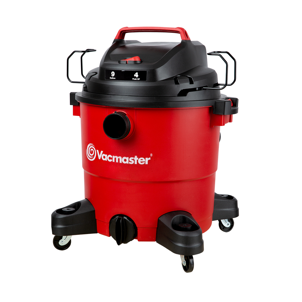 Пылесос Vacmaster Red Edition для сухой и влажной уборки, 9 галлонов, 4 пика, HP, 1-1/2 дюйма, VJF910PF 1101