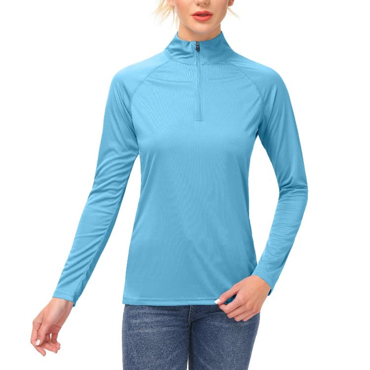 Factory Wholesale Hiking Women's Jacket Breathable Upf50 + Uv Sun Protection Clothing
