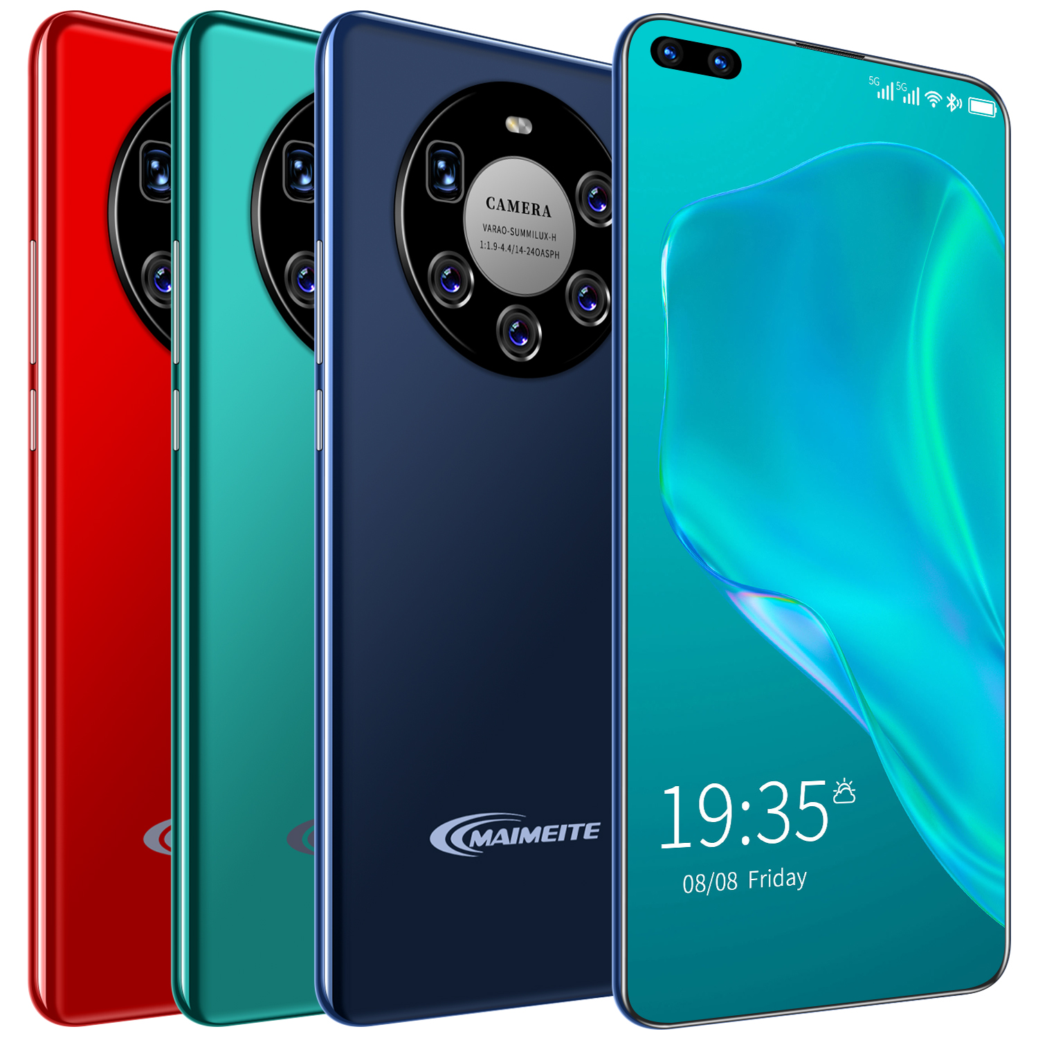 Fashion Smart Phone Mate46 pro 8GB RAM+256GB 6.3inch screen Front Camera 21MP+ Rear Camera 32MP 4800mAh Wholesale