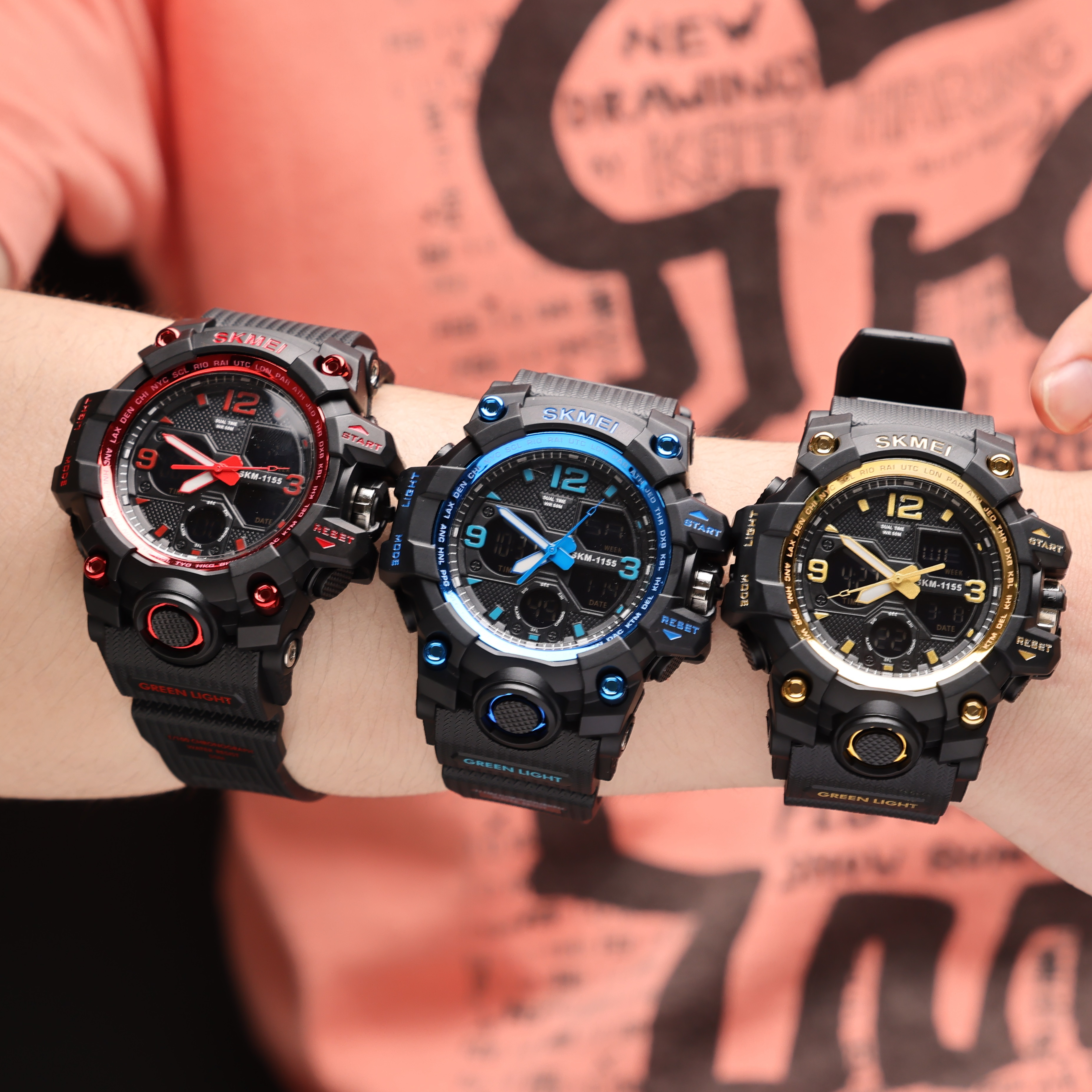 Цифровые спортивные часы Skmei 1155B Reloj