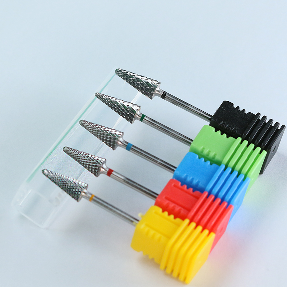 New Tungsten Carbide Tungsten Nail Drill Bits Remove Acrylic Nails Gel Polish Poly Extension Nail Gel Drill Bit Manicure