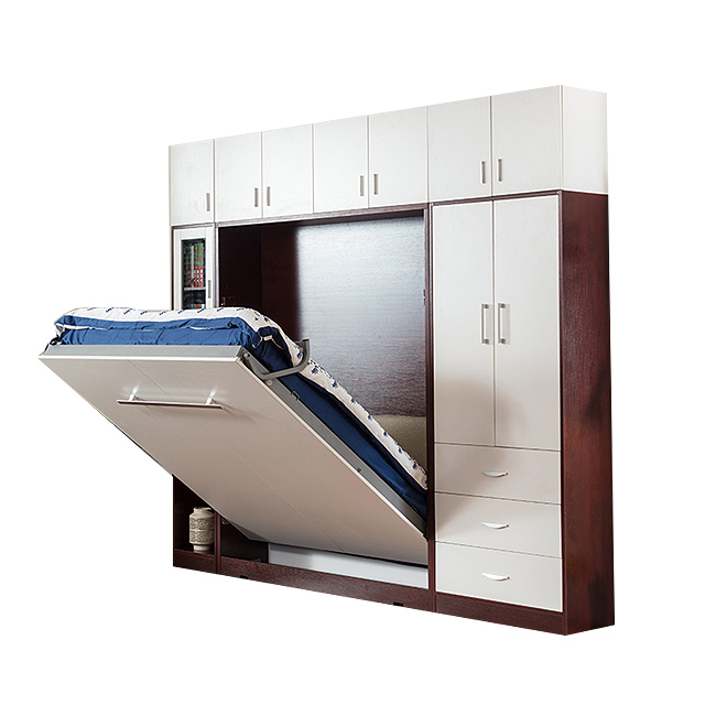 European Design Style Murphy Beds Wall Bed Space Saving Furniture Home Furniture Metal Bedroom Furniture Iron Bedroom Set Modern