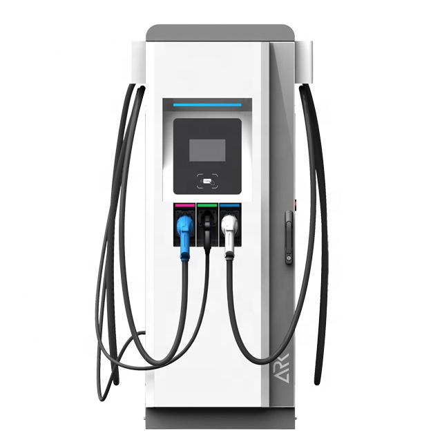EFlex 120 кВт CCS и CHAdeMO DC быстрая зарядная станция EV с 22 кВт AC Type-2, OEM, IP54, RFID и OCPP1.6 подключение