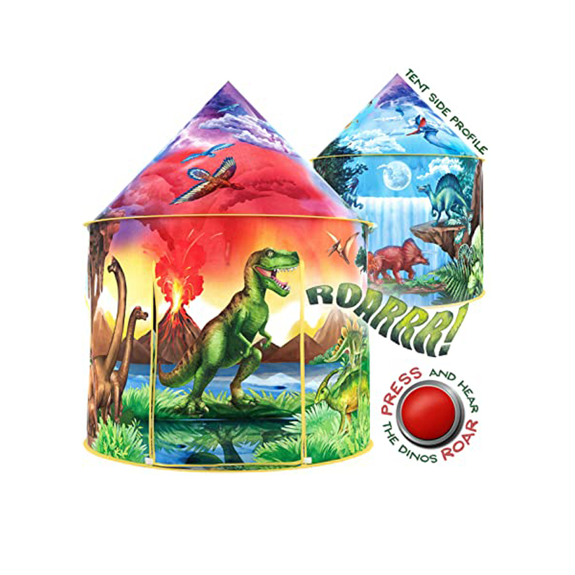 Dinosaur Discovery Play Tent with Roar Button kids children tent