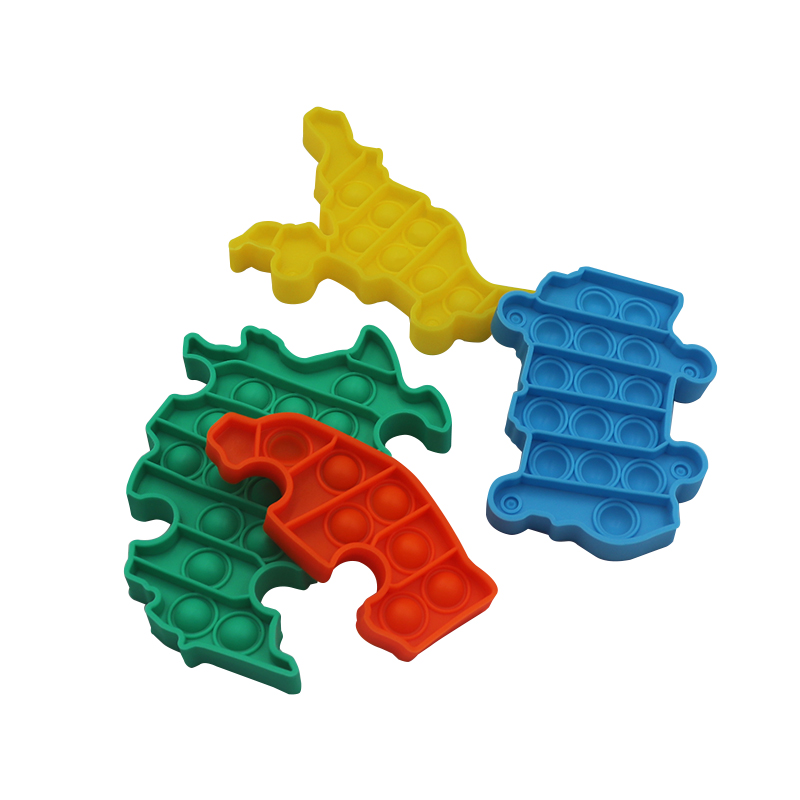 New Rodent Control Pioneer Pops Push Fidget Toys Parent-child Interactive Map Shape And Various Colors Rodent Control Pioneer