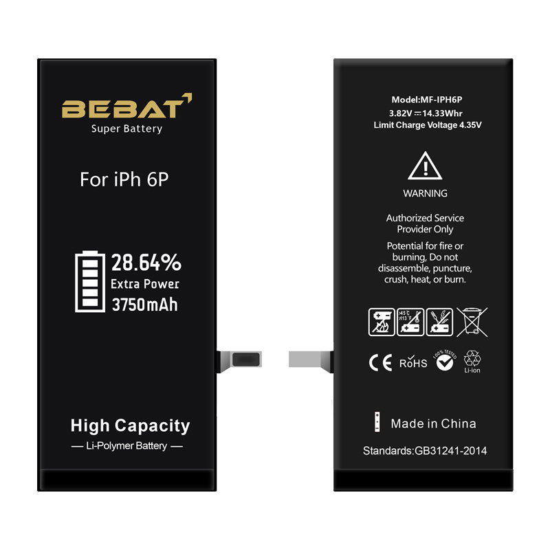 Оригинальный oem Новый аккумулятор для мобильного телефона для iphone apple 6 plus
