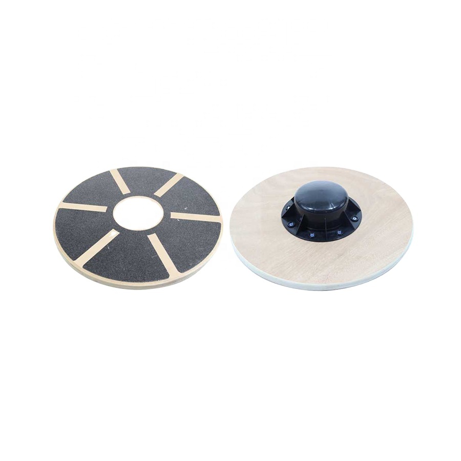 Spherical Design Sanding Antiskid Pad Wooden Premium Fitness Plastic Balance Board
