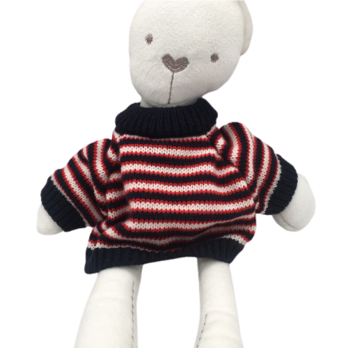 Hot sale customized logo cotton knit cloth for baby 's Character Plushie toy's clothes